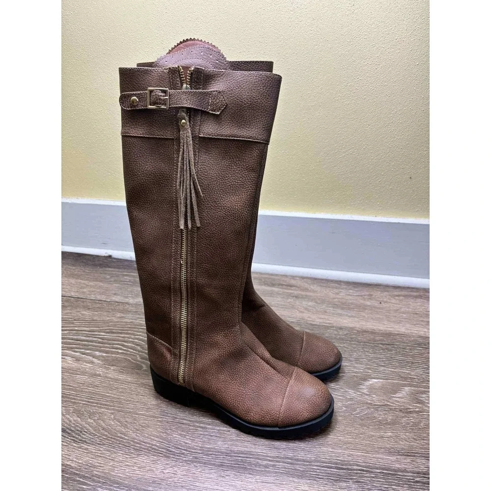 Very Volatile Women's Motorcycle Boots Knee-‎ High Size 6